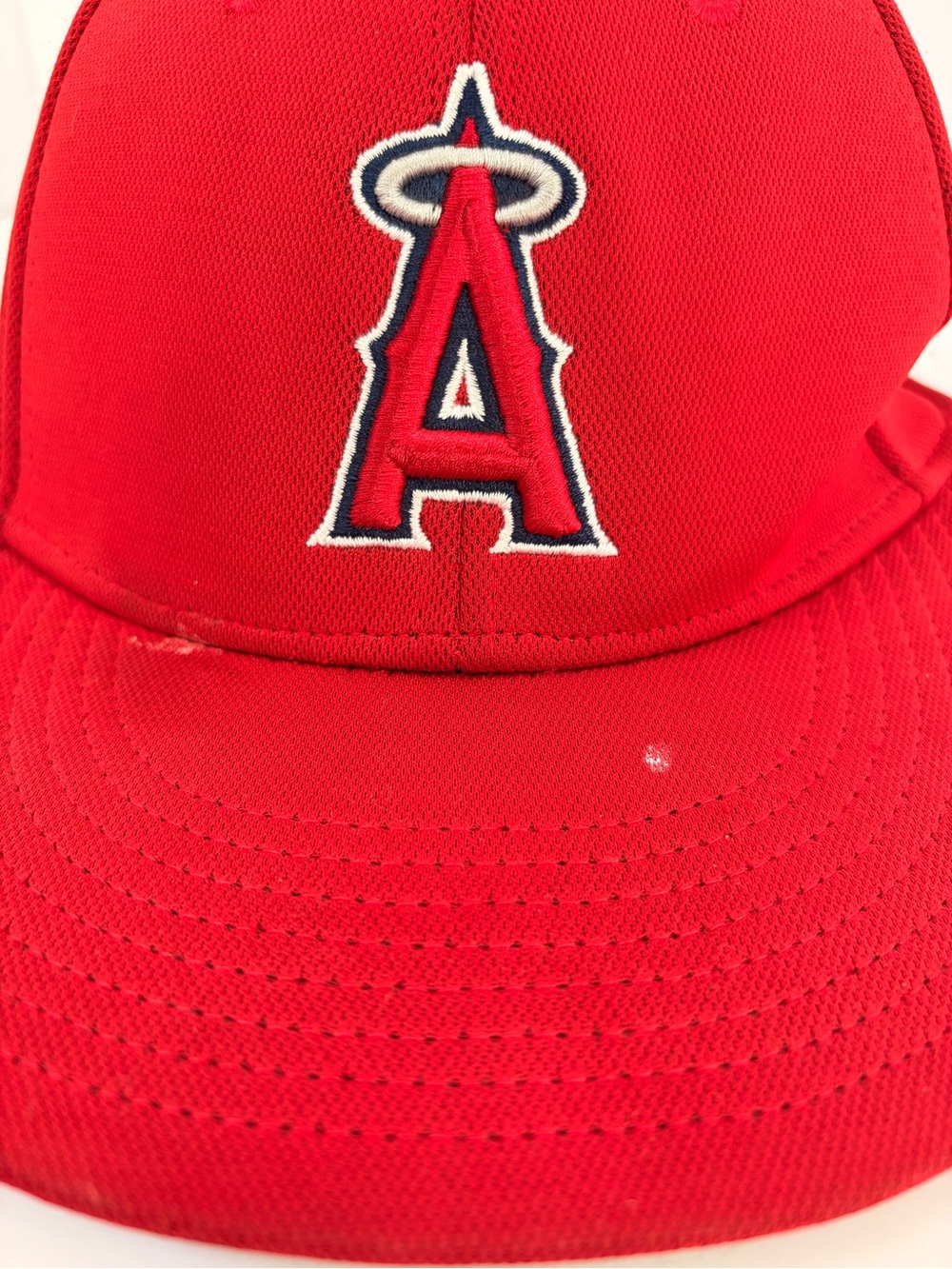 Angels Red Baseball Cap with Team A Logo